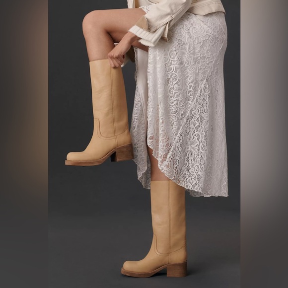 Jeffrey Campbell Tan Heeled Boots - Picture 3 of 11